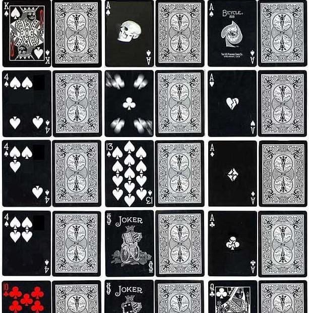 Ellusionist Playing Cards Black Tiger Gaff Deck