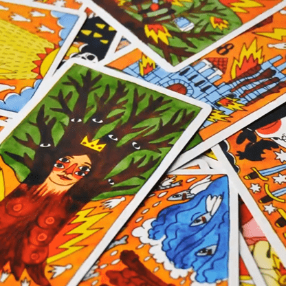 murphy's Magic Playing cards Tarot del Fuego by Ricardo Cavolo