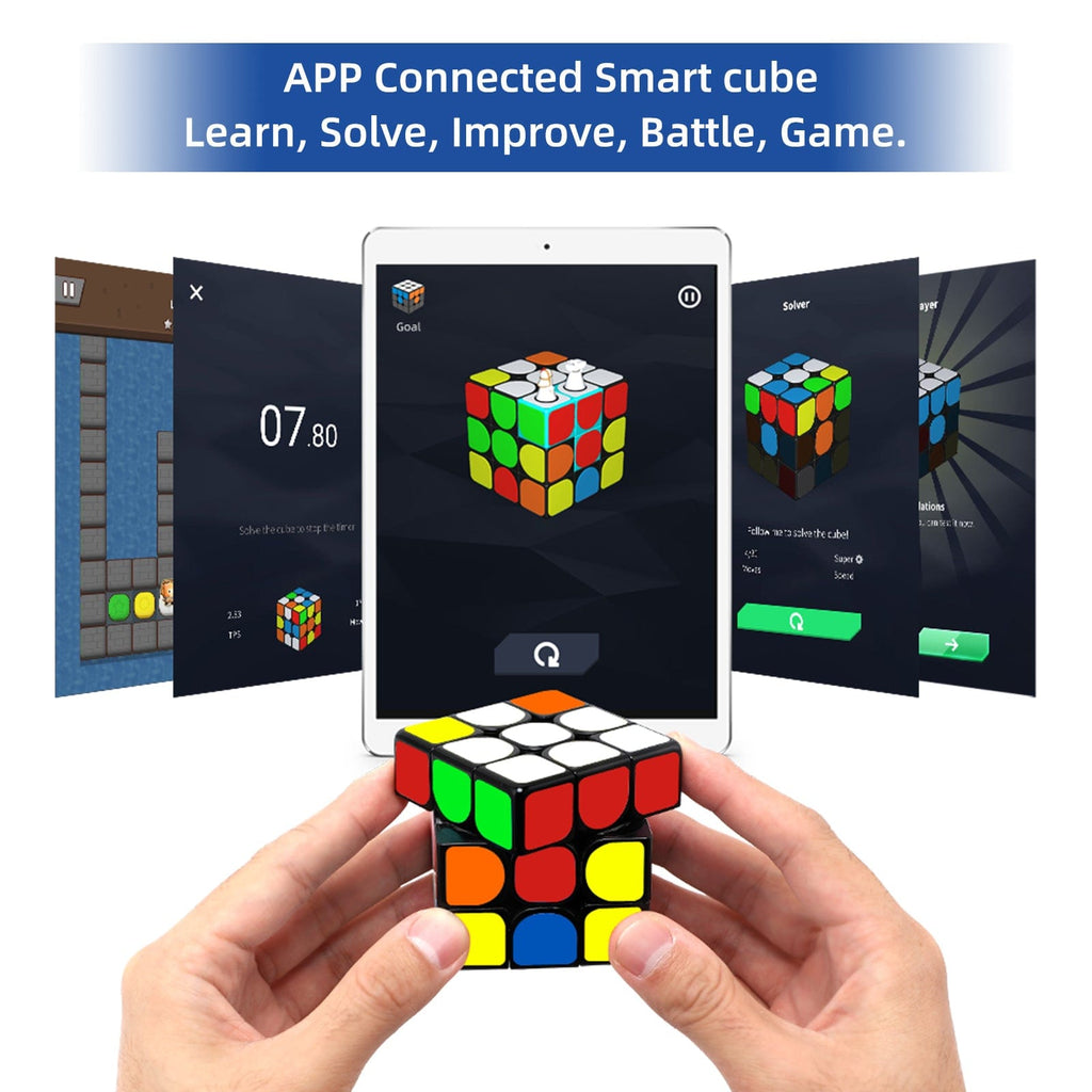 New2Play Xiaomi Giiker i3s AI Intelligent Super Cube Smart Magic Magnetic Bluetooth APP Sync Puzzle Toys