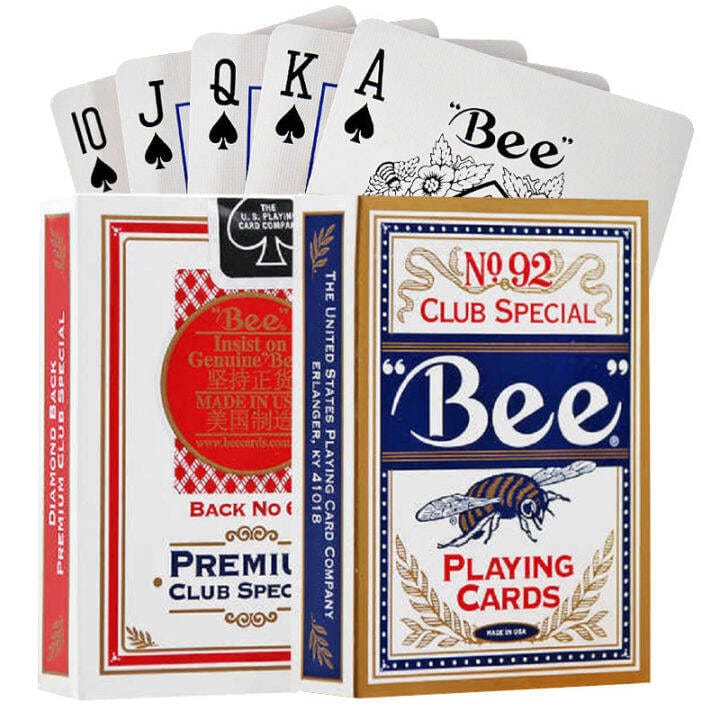 Bee Playing Cards Standard Playing Cards Bee Club Special Playing cards - RED & Blue