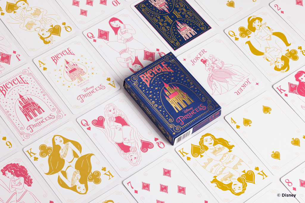 Bicycle Disney Princess Inspired Playing Cards by Bicycle- Pink/Blue