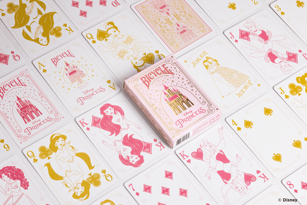 Bicycle Disney Princess Inspired Playing Cards by Bicycle- Pink/Blue