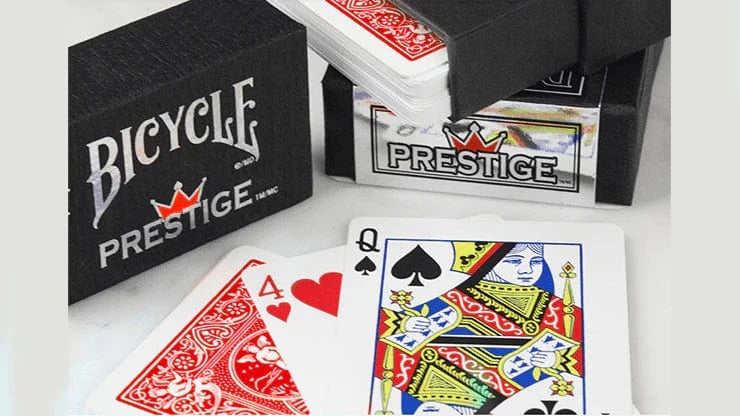 Bicycle Plastic Playing Cards Red Bicycle Prestige Plastic Playing Cards