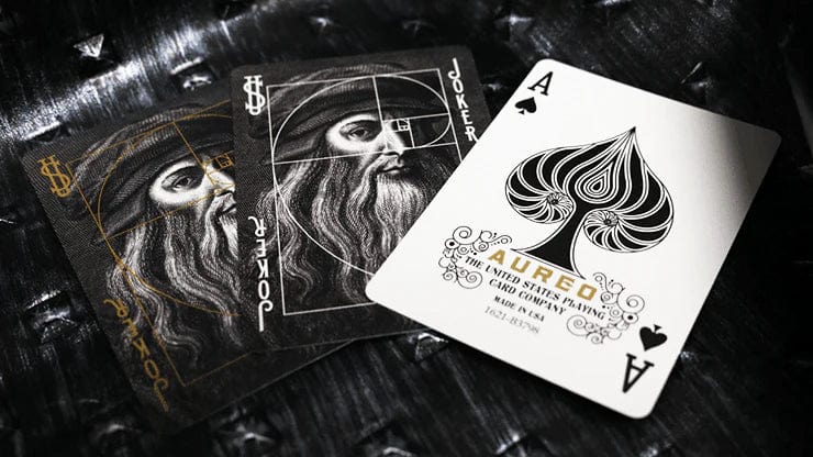 Bicycle Premium Playing Cards BICYCLE AUREO BLACK PLAYING CARDS