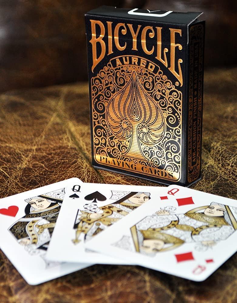 Bicycle Premium Playing Cards BICYCLE AUREO BLACK PLAYING CARDS