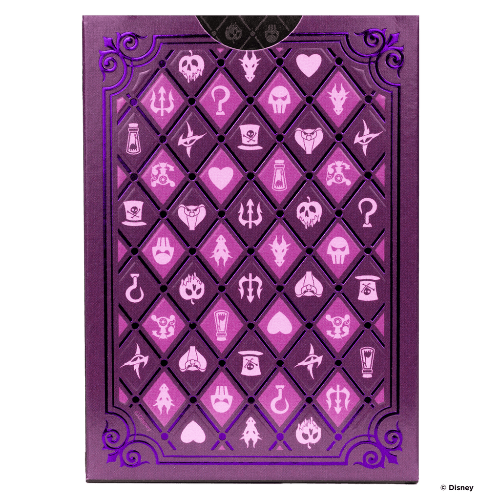 Bicycle Standard Playing Cards Bicycle Disney Villains Green/Purple Playing Cards