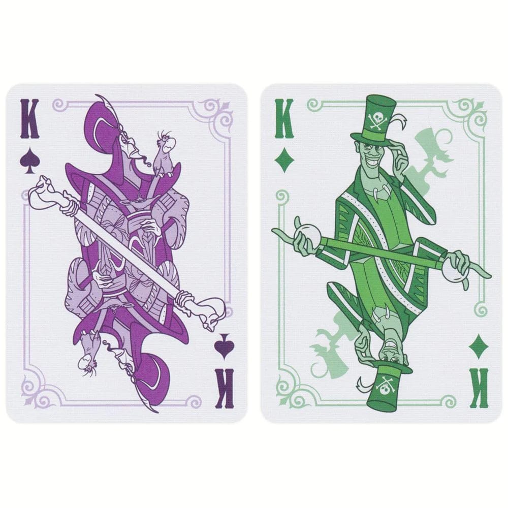 Bicycle Standard Playing Cards Bicycle Disney Villains Green/Purple Playing Cards