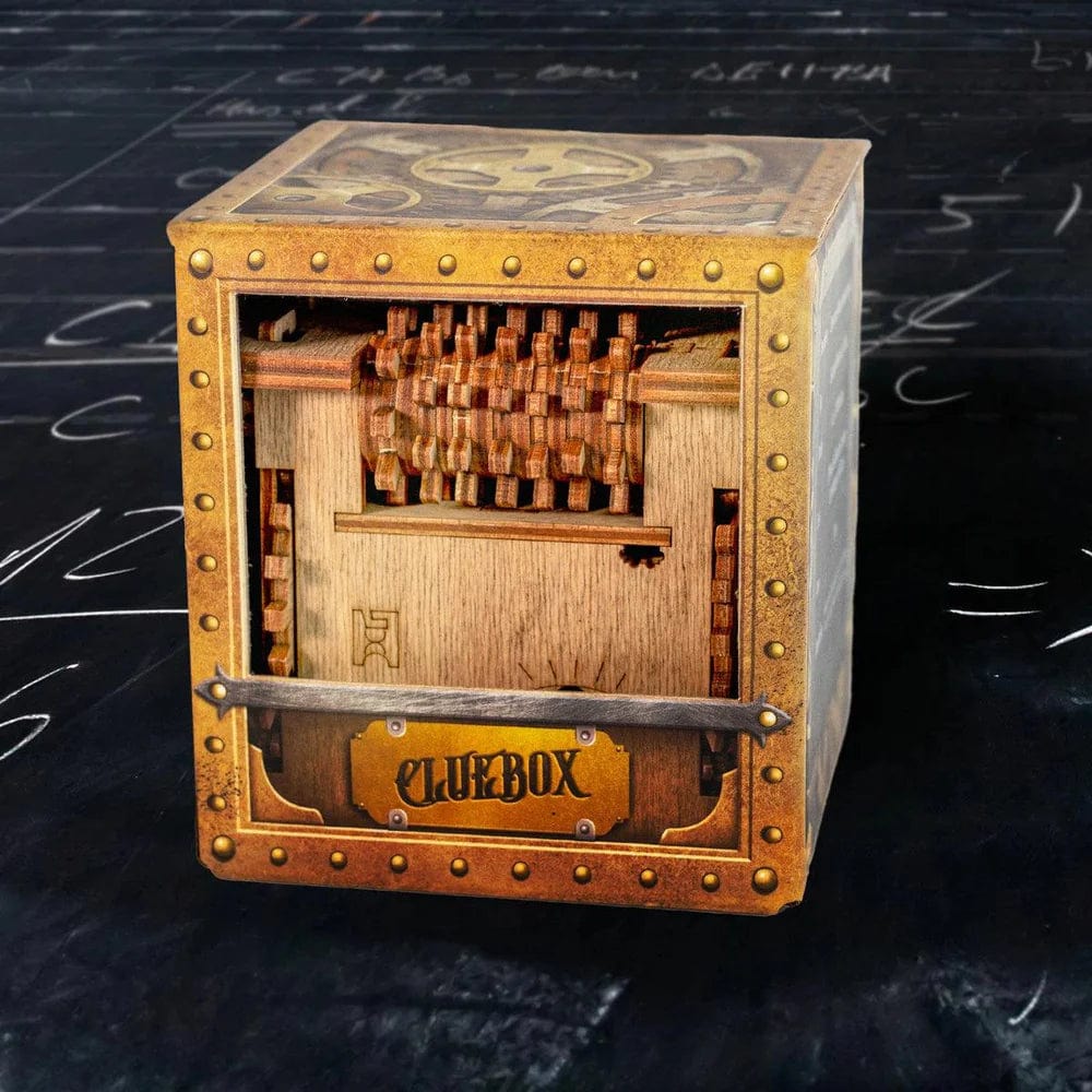 Idventure Escape Room Puzzle Box Cluebox – Escape Room in a Box. Schrödinger’s Cat.