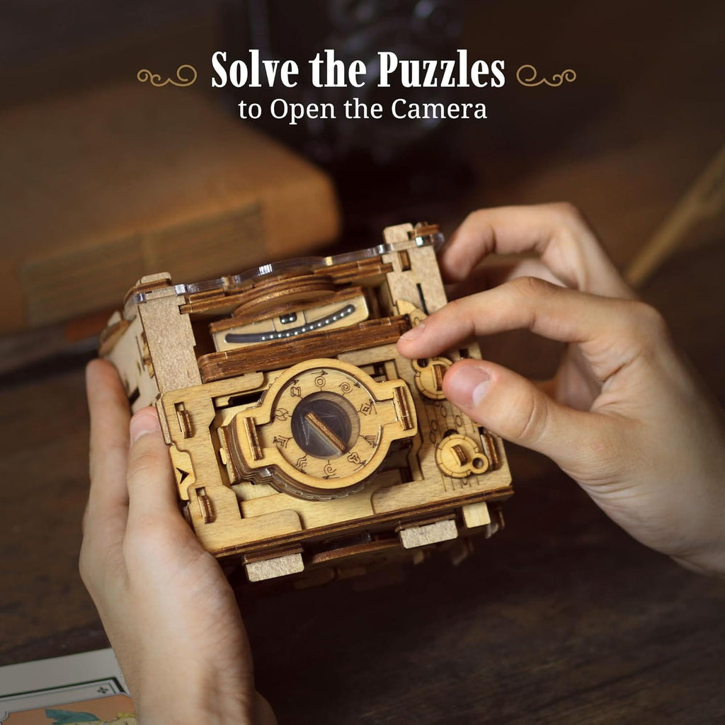 Idventure Escape Room Puzzle Box Cluebox - Escape room in a box. Sherlock's Camera