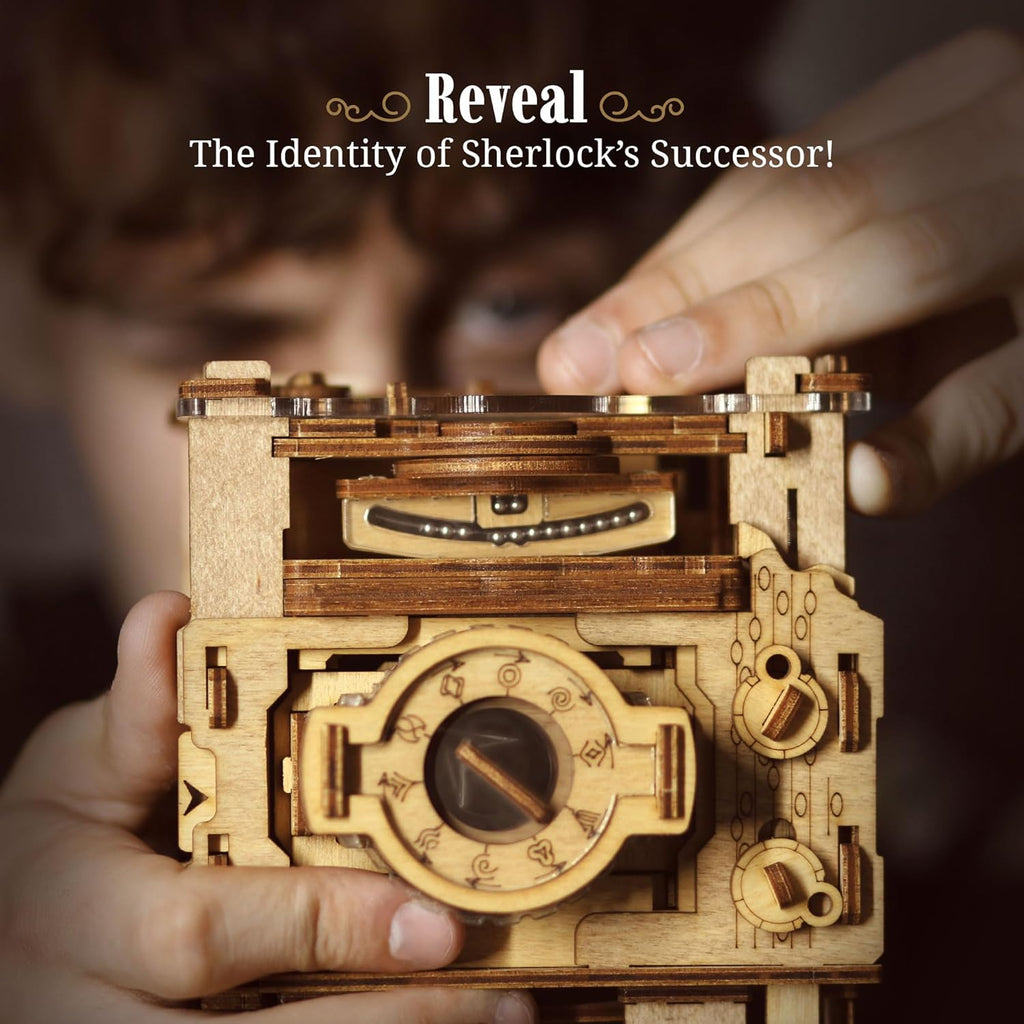 Idventure Escape Room Puzzle Box Cluebox - Escape room in a box. Sherlock's Camera