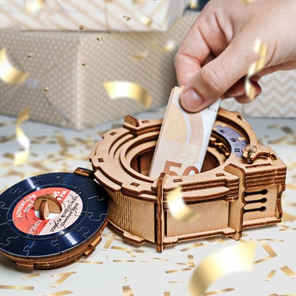 Idventure Escape Room Puzzle Box Record Player Puzzle Box