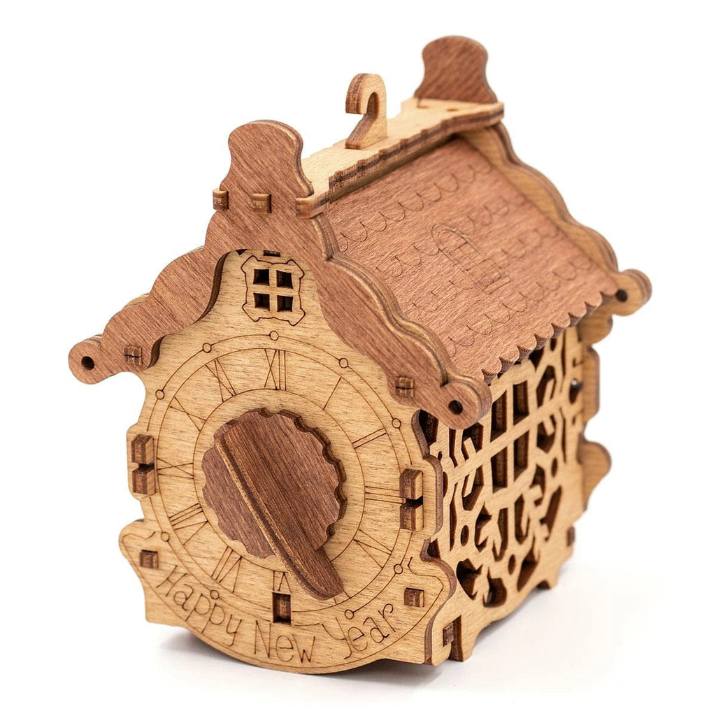 Idventure Puzzle Box Happy New Year - Puzzle Box Wooden Kit