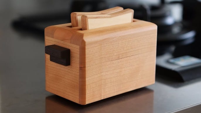 Karakuri Creation Japanese Puzzle Box Toaster Japanese Puzzle Box
