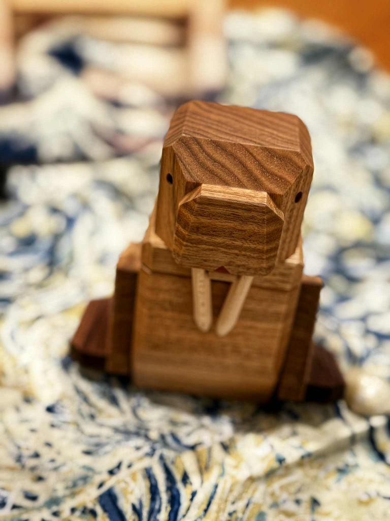 Karakuri Creation Japanese Puzzle Box Walrus Japanese Puzzle Box