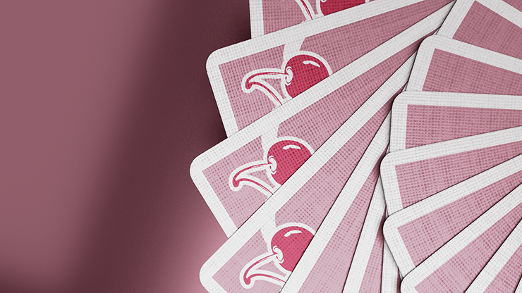 Murphy's Magic Playing Cards Cherry Casino - Flamingo Quartz Pink