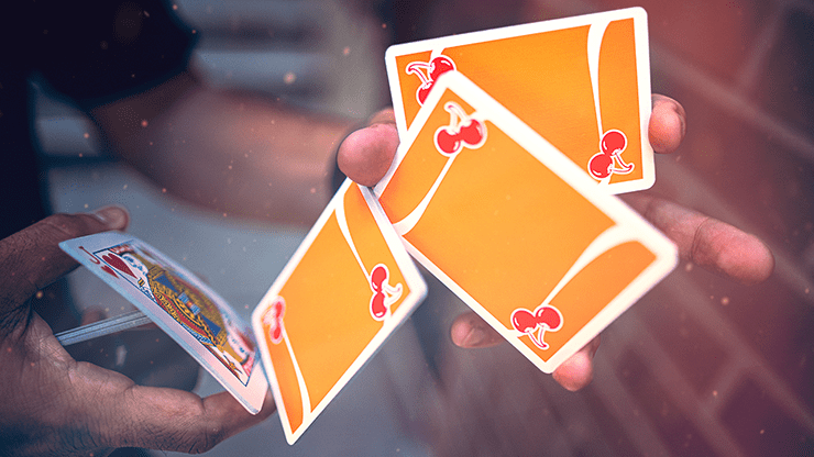 Murphy's Magic Playing Cards Cherry Casino - Summerlin Sunset Orange