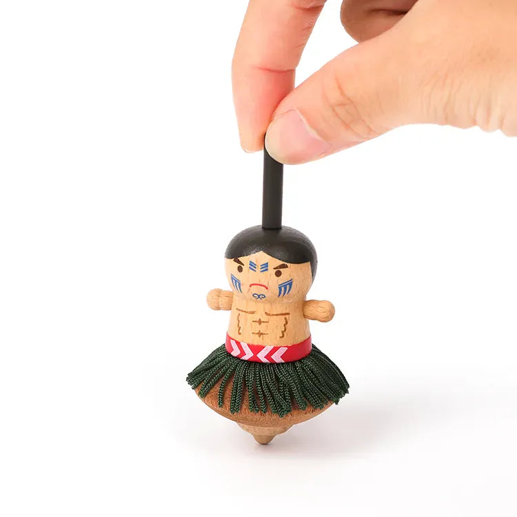 New2Play Spinning Tops Warrior - Wooden Spinning Top