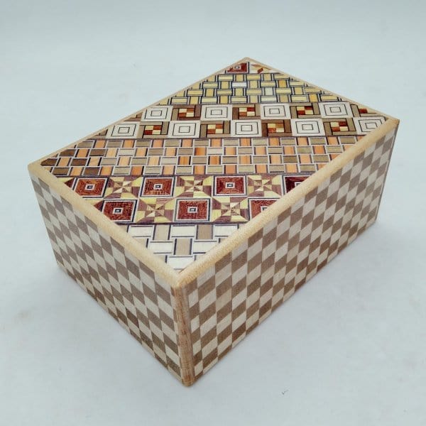 OKA CRAFT Japanese Puzzle Box Japanese Handmade Puzzle Box - Knock Box 5 Steps