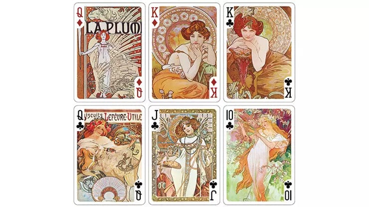 TCC Playing Cards Mucha Princess Hyacinth Playing Cards by TCC