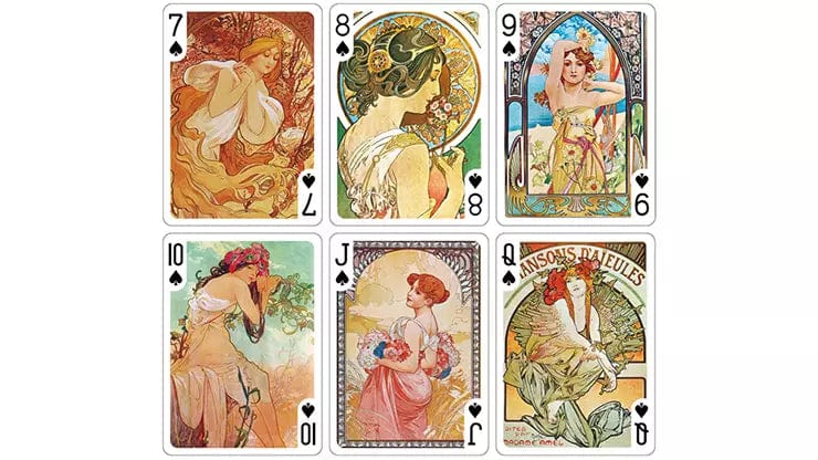 TCC Playing Cards Mucha Princess Hyacinth Playing Cards by TCC