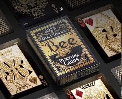 Theory11 Premium Playing Cards BEE GOLD STINGER PLAYING CARDS