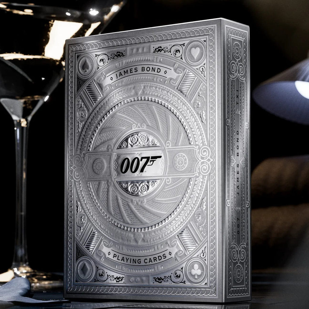 Theory11 Premium Playing Cards James Bond 007 Playing Cards Silver Edition