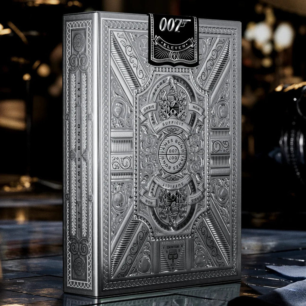 Theory11 Premium Playing Cards James Bond 007 Playing Cards Silver Edition