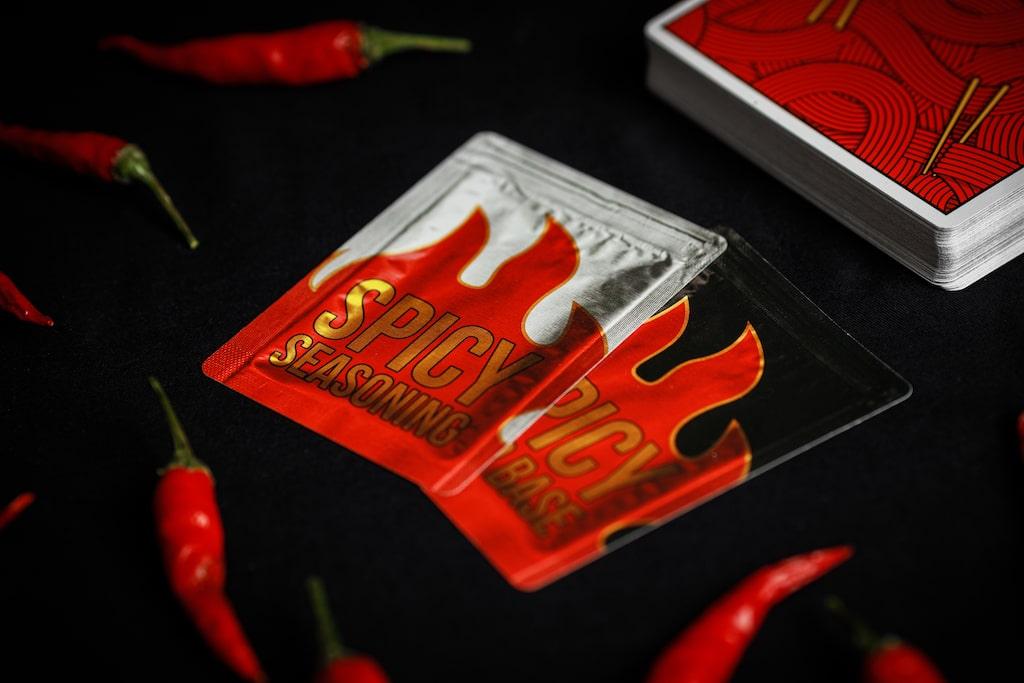 USPCC Playing Cards Instant Noodles Playing Cards - Spicy Edition