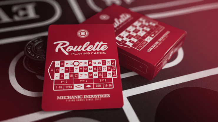 USPCC Playing Cards Roulette (Red) Playing Cards