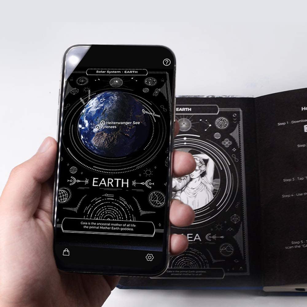 Astroreality Puzzles Earth AR notebook - Perfect Space Gift