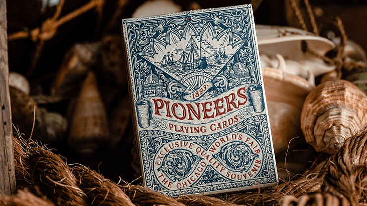 Ellusionist Playing Cards BLUE Pioneers Playing Cards by Ellusionist - RED & BLUE