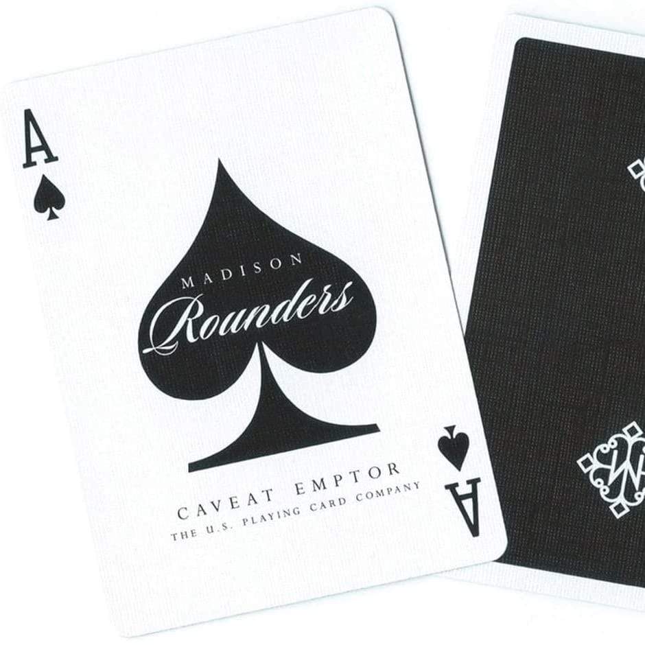 Ellusionist Playing Cards Madison Rounders Black Playing Cards by Ellusionist