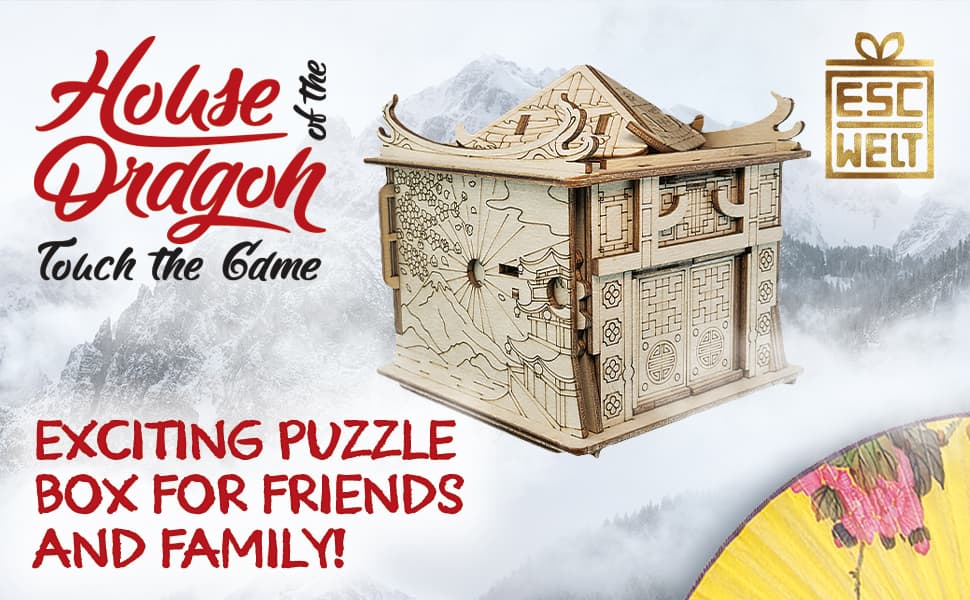 ESC WELT Puzzle Box New item! House of The Dragon Escape room Puzzle Box by ESC WELT