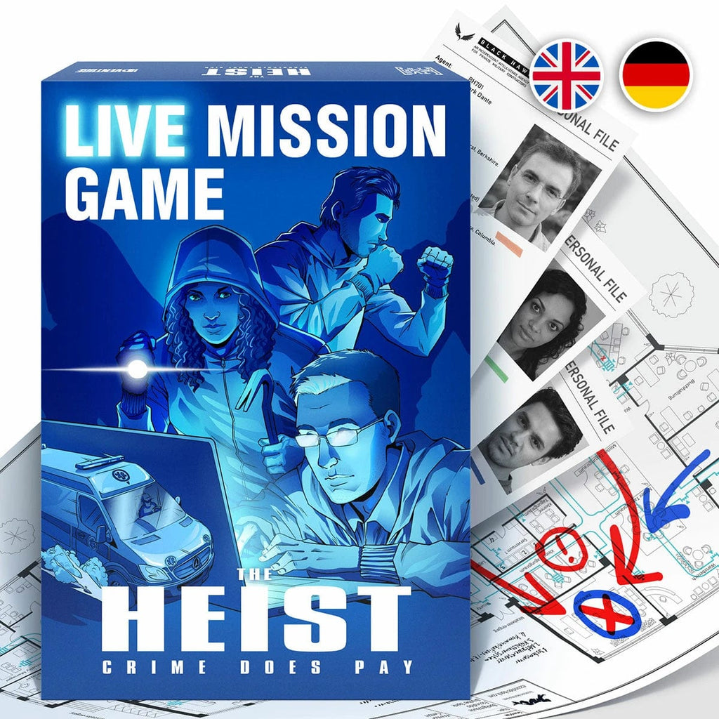 Ideventure GAMES The HEIST - Crime does pay. Bank robbery in real time