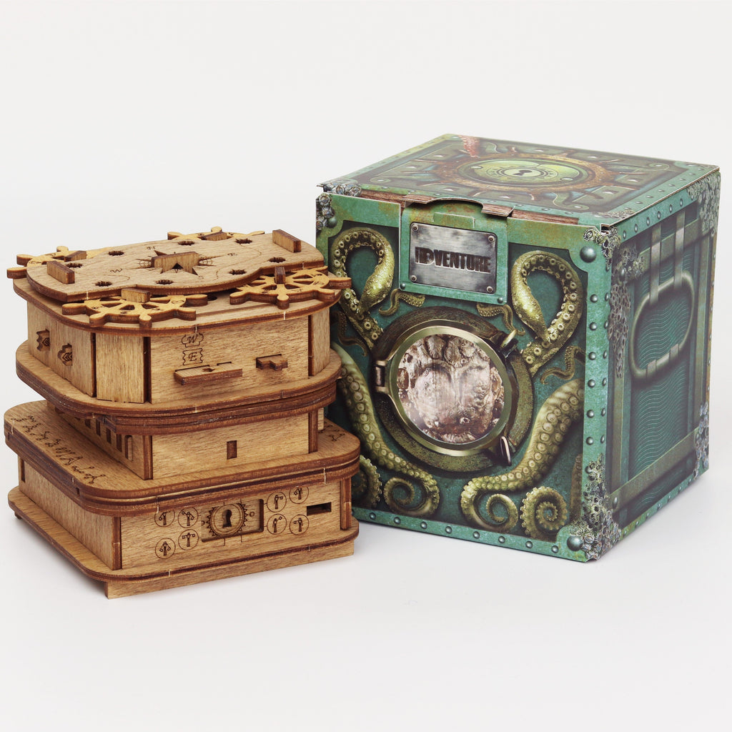 ideventure Puzzle Box Cluebox - Escape Room in a Box. Davy Jones Locker.