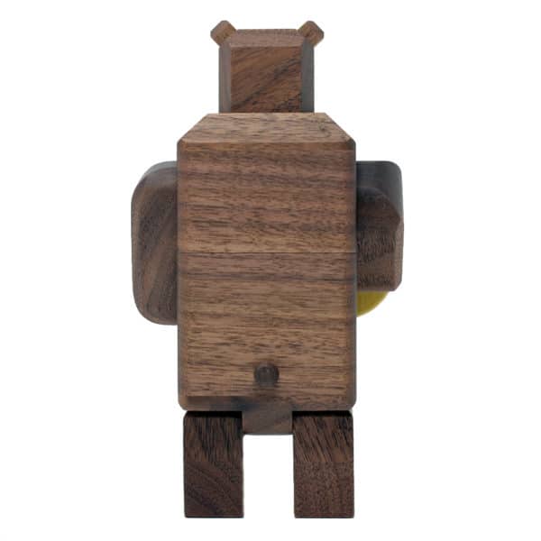 Karakuri Creation Puzzle Box Japanese Handcrafted Wooden Puzzle Box - Moon and Bear by Yoh Kakuda