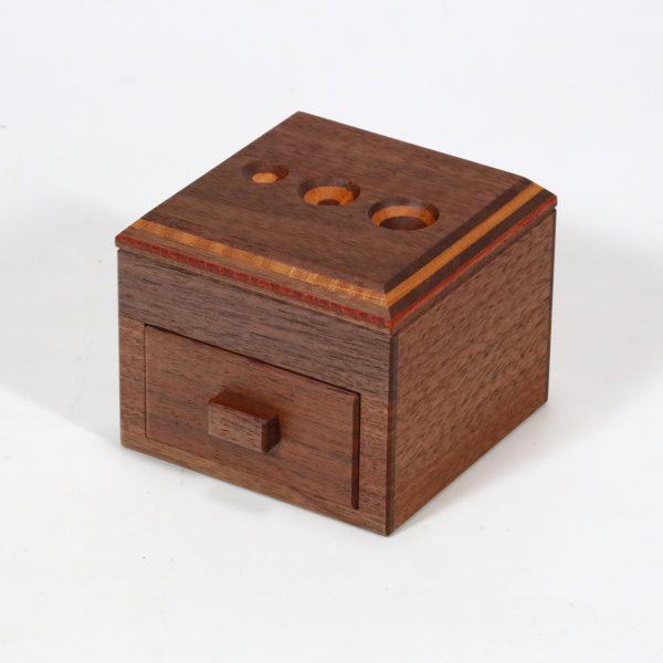 Karakuri Creation Puzzle Japanese Handmade Puzzle Box - Drawer Drops by Hiroshi Iwahara