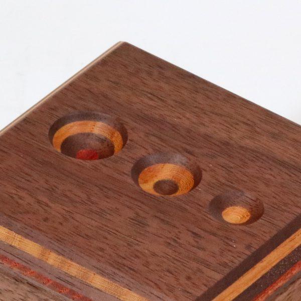 Karakuri Creation Puzzle Japanese Handmade Puzzle Box - Drawer Drops by Hiroshi Iwahara