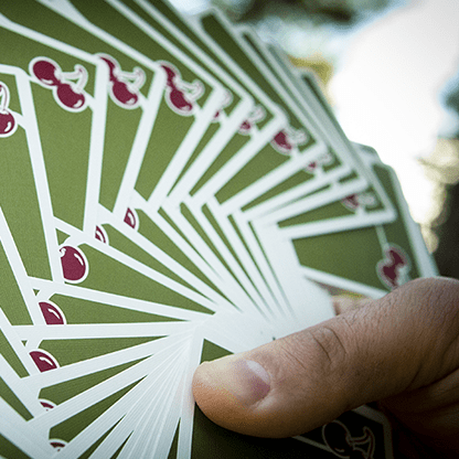 murphy's Magic Playing cards Cherry Casino (Sahara Green) Playing Cards by Pure Imagination Projects
