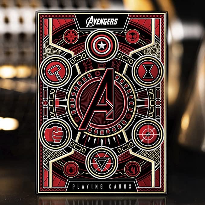 murphy's Magic Playing cards Red Avengers: Infinity Saga Playing Cards by theory11 (available in Purple & Red)