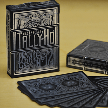 New2Play Playing cards Tally-Ho Masterclass (Black) Playing Cards