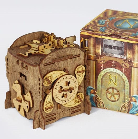 New2Play Puzzle Box Cluebox - Escape Room in a Box. Captain's Nemo Nautilus