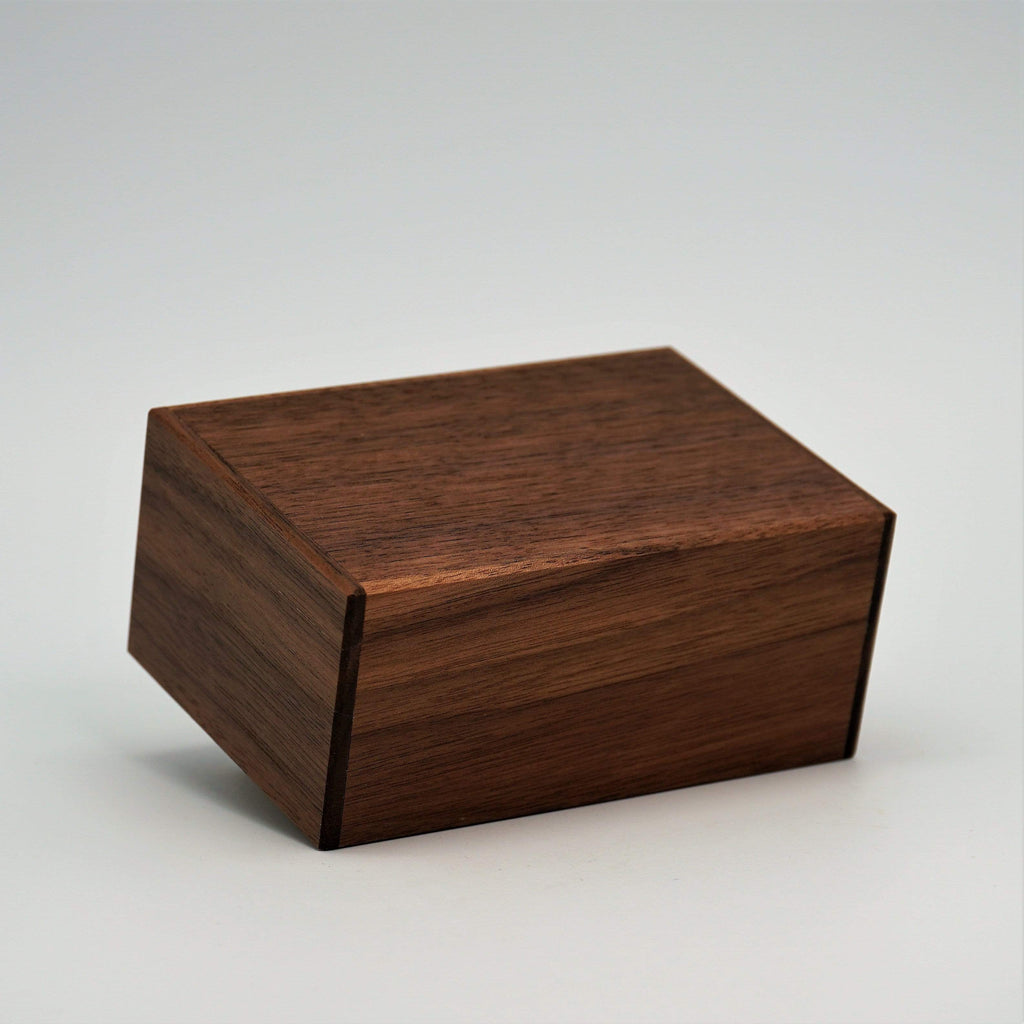 New2Play Puzzle Box Japanese Handmade Puzzle Box 4 Sun 14 Steps Natural/Walnut Wood