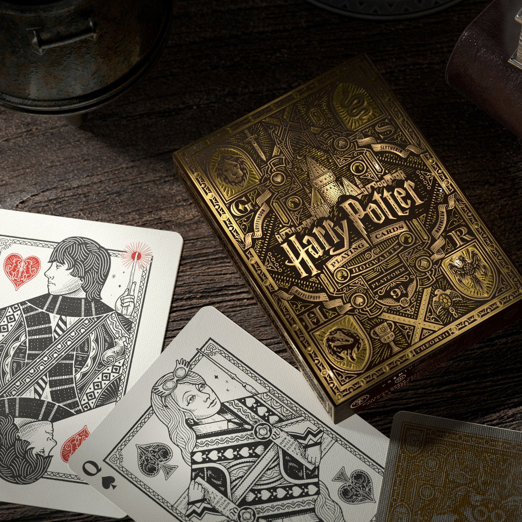 Theory11 Playing Cards GOLD Harry Potter Playing Cards by Theory11