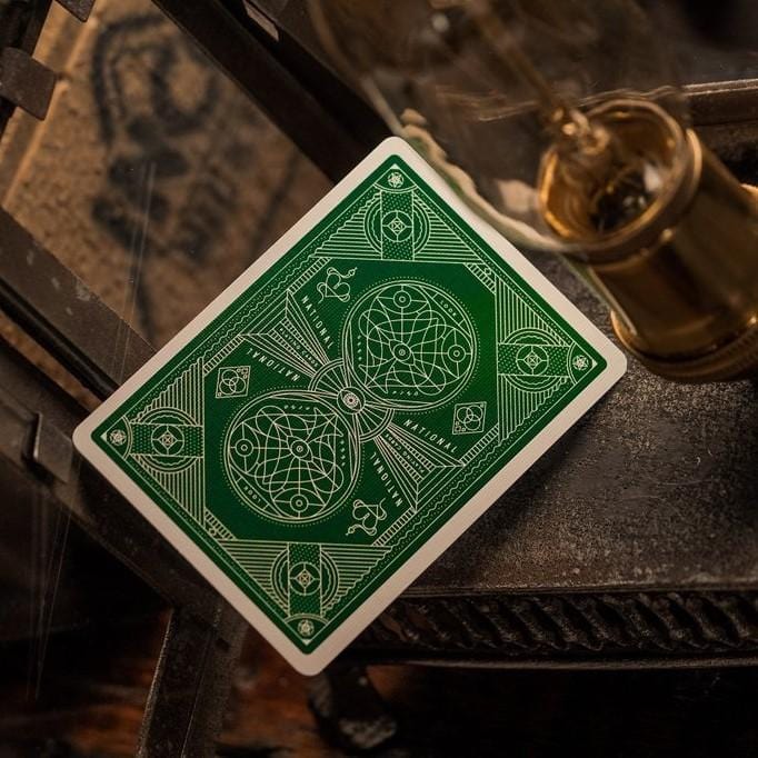 Theory11 Playing Cards Green National