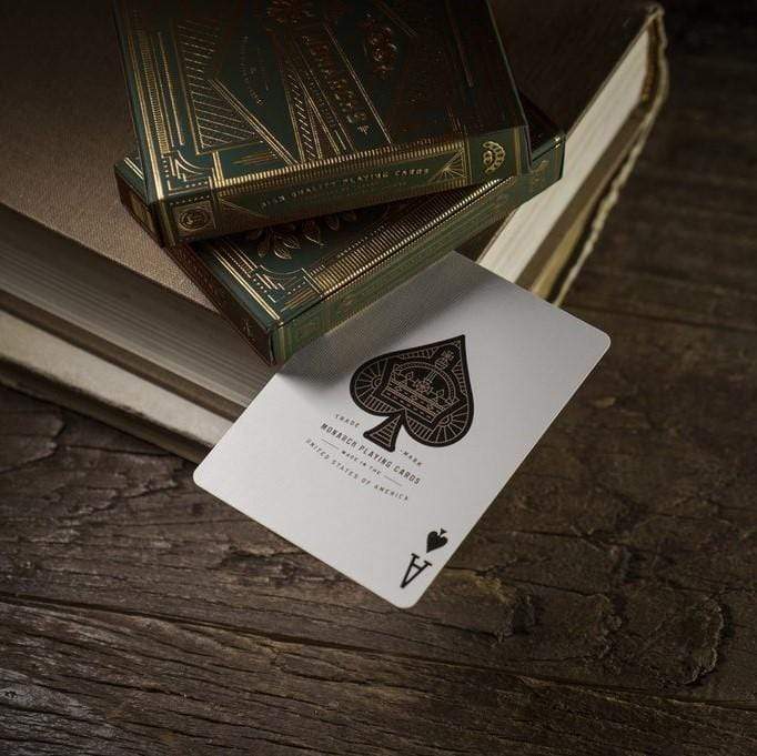 Theory11 Playing Cards Monarch playing cards - Green Edition