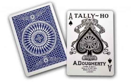 Theory11 Playing Cards Tally-Ho Circle - Blue