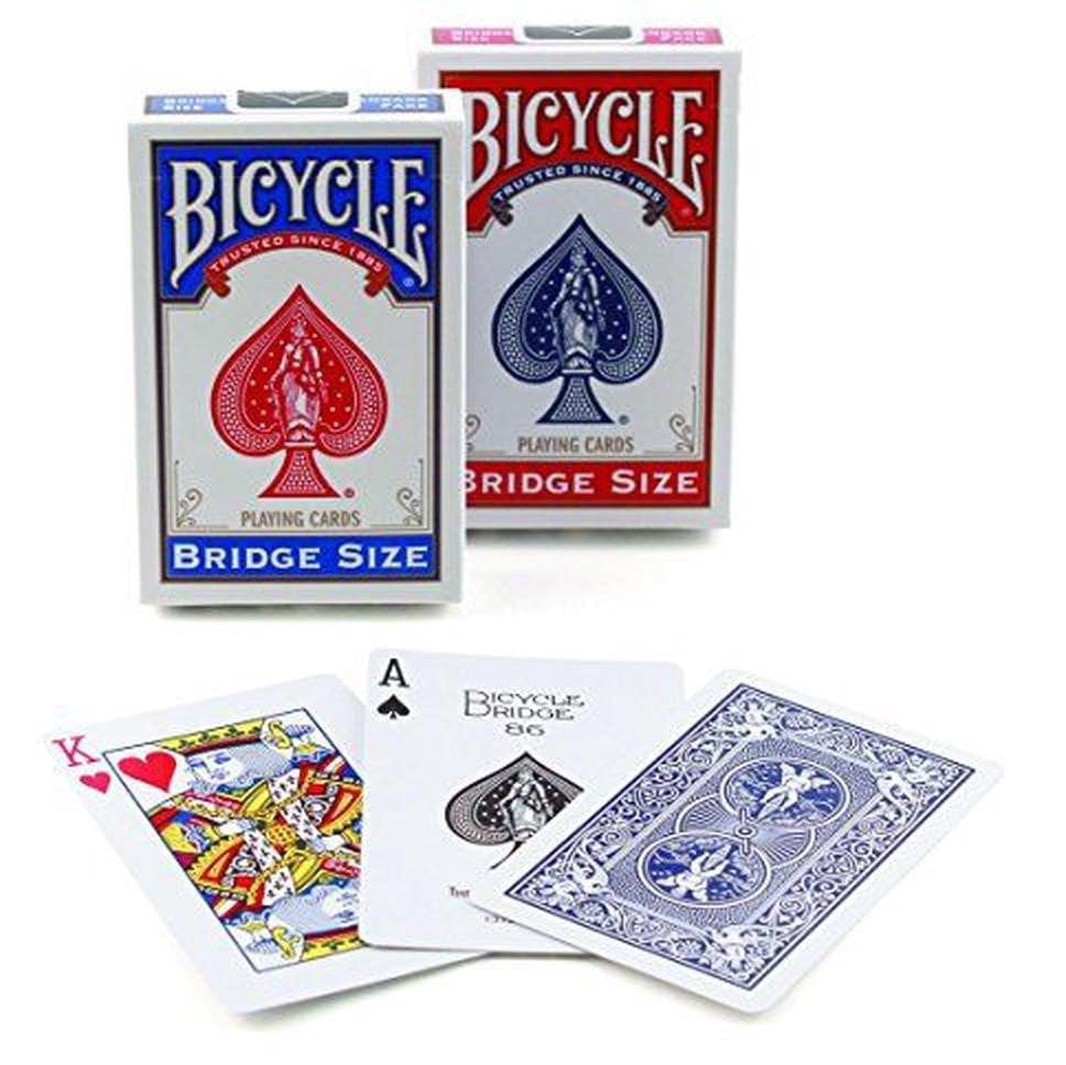 US Playing Card Company Blue Bicycle Bridge Size Playing Cards (available in Red and Blue)
