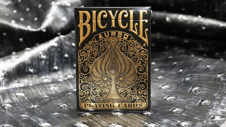US Playing Card Company Playing Cards Bicycle Aureo Black Playing Cards